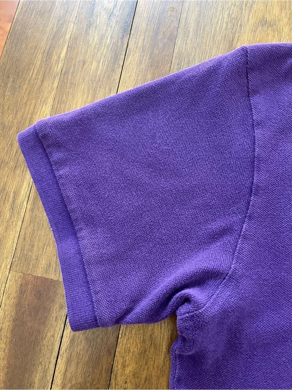 Vintage Purple Polo Ralph Lauren Big Pony Horse & Rider Jockey Embroidered